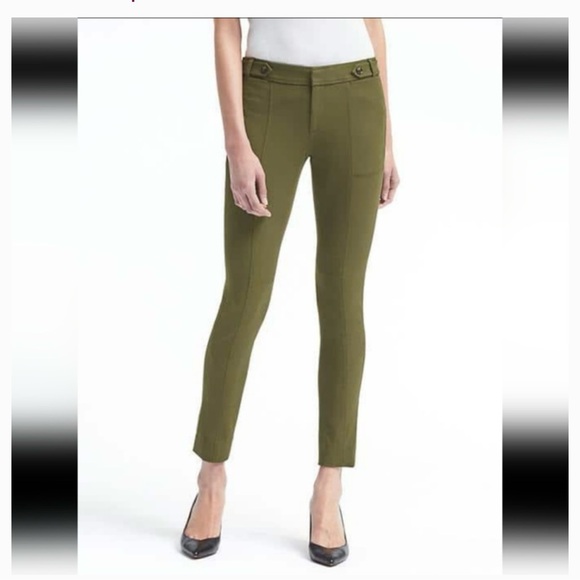Olive Green Women's Pants - Picture 1 of 7